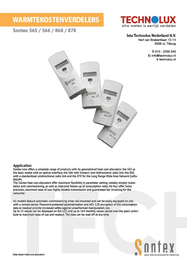 WARMTEKOSTENVERDELERS TECHNOLUX
