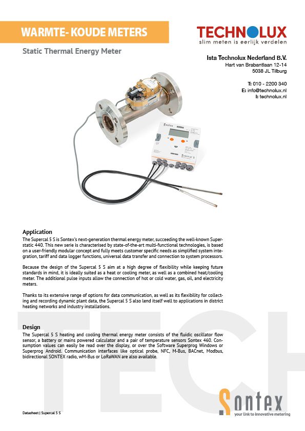 WATERMETERS TECHNOLUX