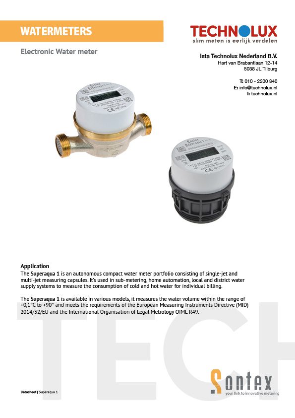 WATERMETERS TECHNOLUX